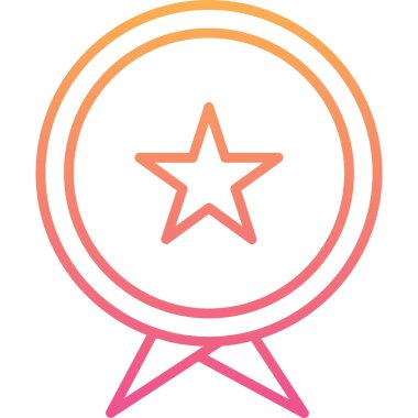 ödül simgesi vektör illüstrasyonu