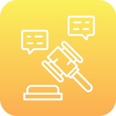 Modern b 'nin vektör illüstrasyonu adaletin ikonundan yoksun