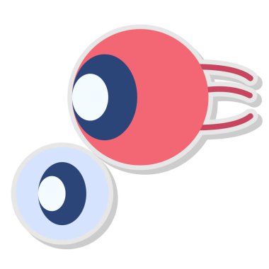 Göz simgesi. vektör illüstrasyonu