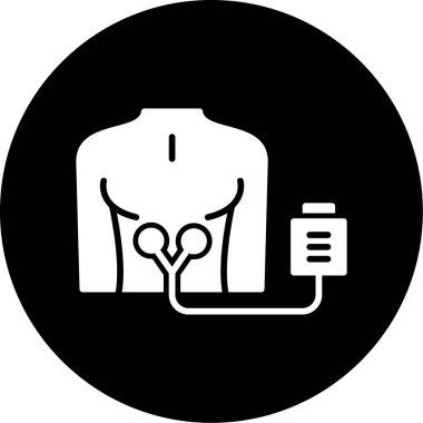 Tıbbi bir simgenin vektör illüstrasyonu