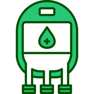 yakıt istasyonu ikon vektör illüstrasyonu