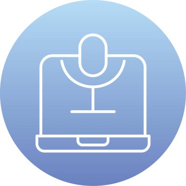 Bilgisayar. Web simgesi basit illüstrasyon