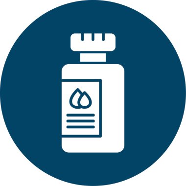 Tıbbi ve bilimsel ikonun vektör illüstrasyonu