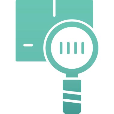 Seo modern simgesinin vektör illüstrasyonu, arama simgesi