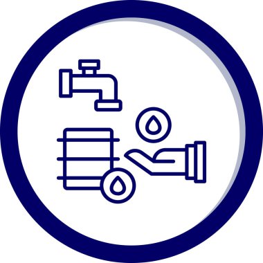 Modern simgenin vektör illüstrasyonu