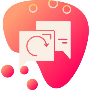 Kırmızı kalp simgesinin vektör illüstrasyonu