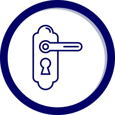 Anahtar. Web simgesi basit illüstrasyon