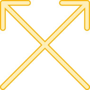 ok simgesi vektör illüstrasyonu