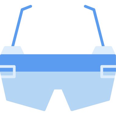 Gözlük simgesi vektör çizim