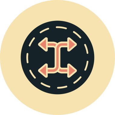 simge vektör illüstrasyonu - renk illüstrasyonu - tasarımınız için iyidir