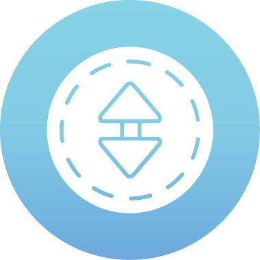 Pusula. Web simgesi basit illüstrasyon