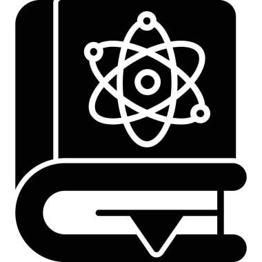 atom simgesi, vektör illüstrasyonu