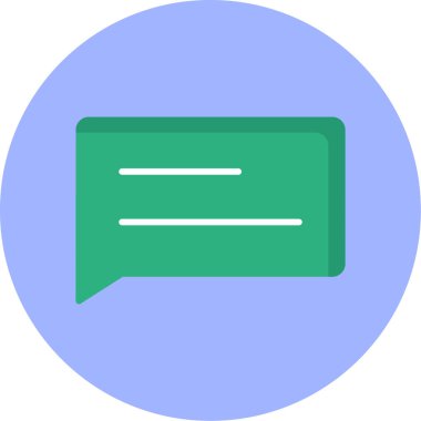 ileti simgesi, vektör illüstrasyonu