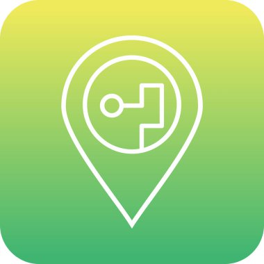 vektör konum haritası simgesi