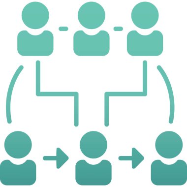 ağ vektörü düz simgesi