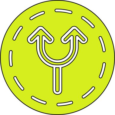 Ok. Web simgesi basit illüstrasyon