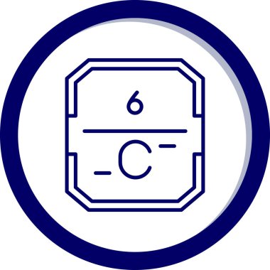 Basit web simgesi, c harfi