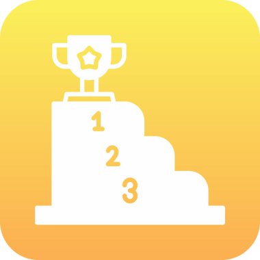 Trophy Düz Vektör Simgesi