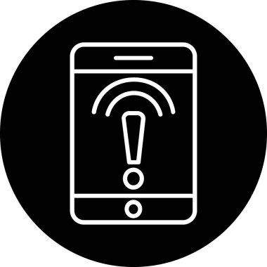 cep telefonu ikonu vektör illüstrasyonu