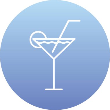 Kuyruk simgesinin vektör illüstrasyonu