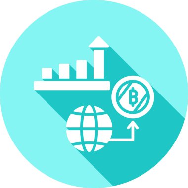 Küresel iş vektör simgesi