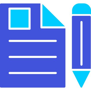 kalem simgesinin vektör illüstrasyonu