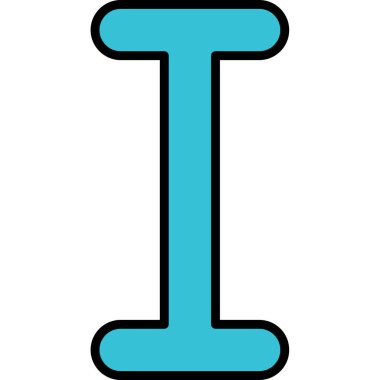 Yazı tipiyle alfabe harfleri. harfli yazı tipi, h