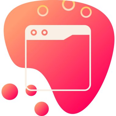 Çemberdeki bir cep telefonunun vektör simgesi konsepti