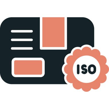 izo vektör simgesi şeffaf arkaplanda izole edildi, sertifika logosu kavramı