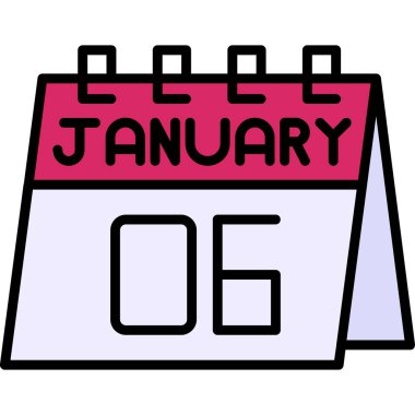 Ocak ayı tarihli takvim