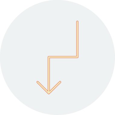 ok simgesi vektör illüstrasyonu