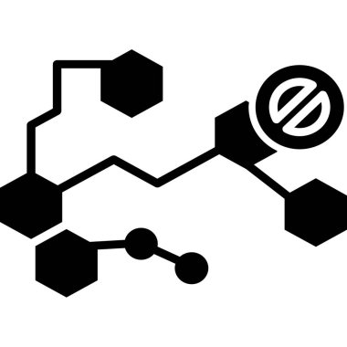 kimyasal formül simgesi vektörü
