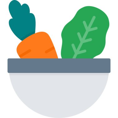 Yemek. Web simgesi basit illüstrasyon