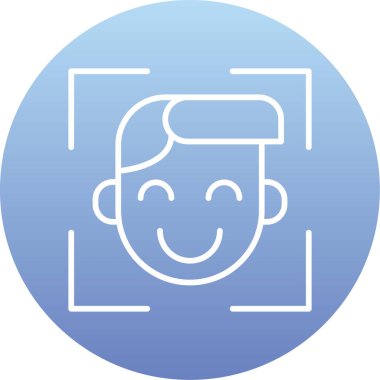 İnsan simgesinin vektör illüstrasyonu