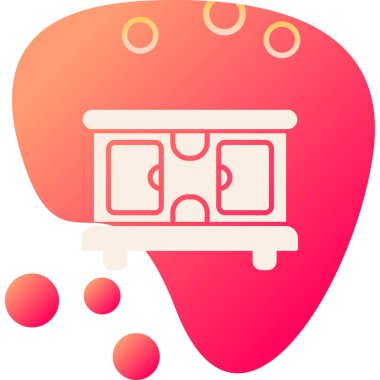 yiyecek web simgesi, vektör illüstrasyonu