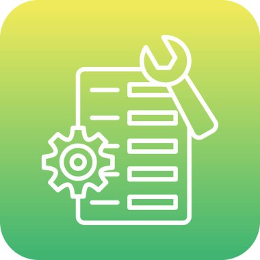 vector settings icon illustration