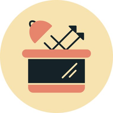 Bahçe ikonu, illüstrasyon, beyaz arkaplan üzerindeki vektör