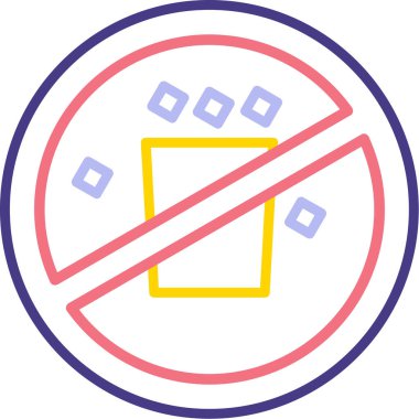 İşaretsiz bir vektör illüstrasyonu