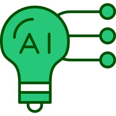 Yapay Zeka. Web simgesi