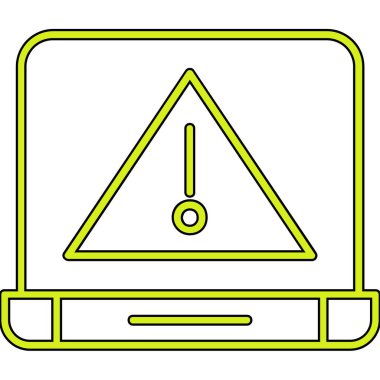 uyarı simgesi, vektör illüstrasyonu