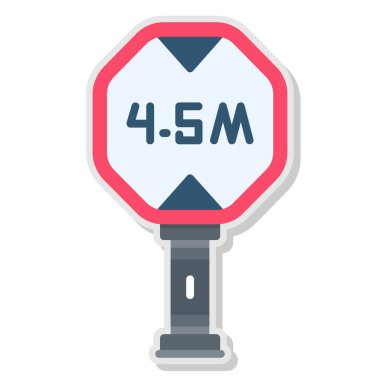 yol işareti vektör simgesi