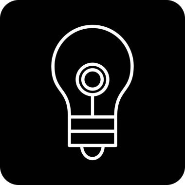 Ampul ikonlu bir ampul