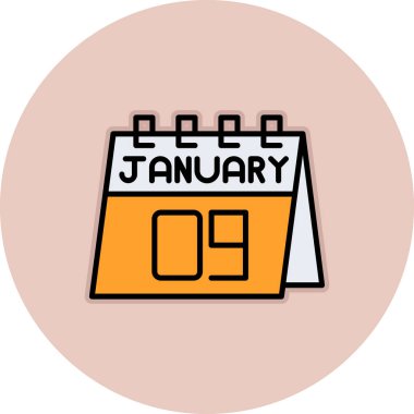 Takvim simge tasarlamak vektör