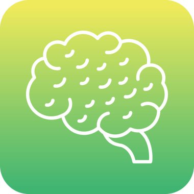 Beyin ve bulut simge olarak