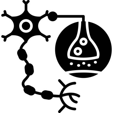 Bilim ve teknoloji vektör simgesi.