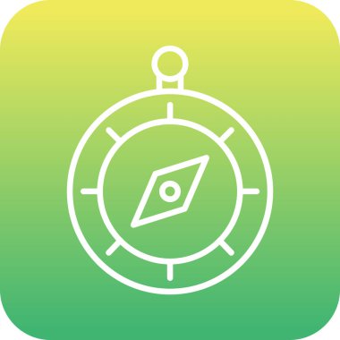 pusula simgesi modadan izole edilmiş arkaplan