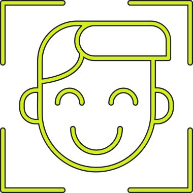 Mutlu gülümseme simgesi