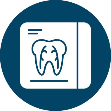 diş simgesi vektör illüstrasyonu