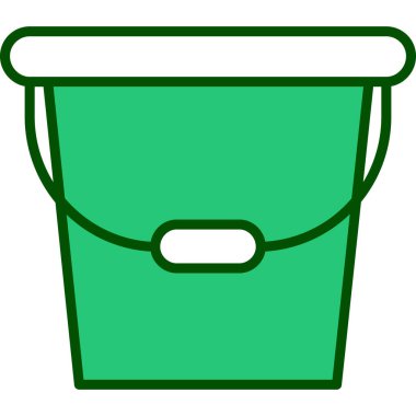 yeşil kutu geri dönüşüm sembolü vektör çizim tasarımı ile