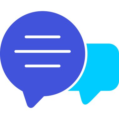 Mesaj var. Web simgesi basit illüstrasyon